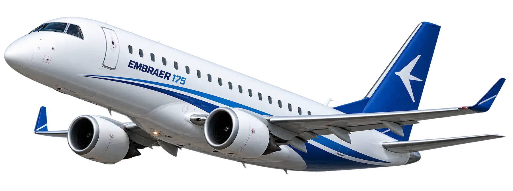 Embraer E175 regional jet aircraft supported by AeroX
