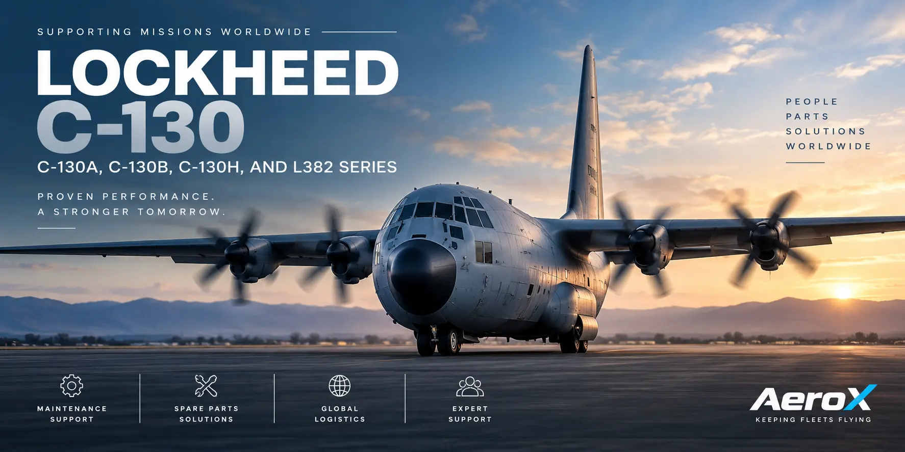 AeroX Lockheed C-130 aircraft maintenance and modification services